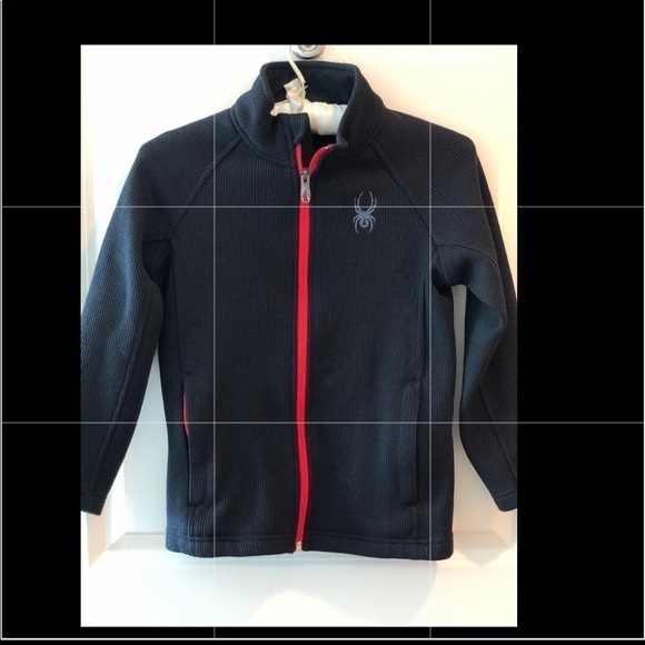 Spyder Full Zip Jacket For Boys Size S - Picture 3 of 16